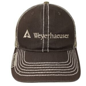 Weyerhaeuser Slideback Baseball Hat Multicolor One Size Camo Outdoor